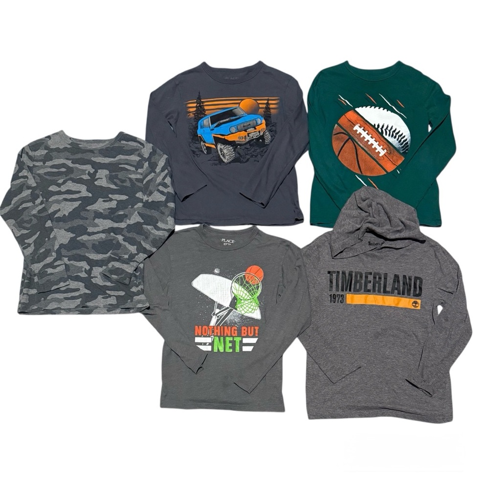 Boy’s Long Sleeve T-Shirts Bundle (Size 7/8)